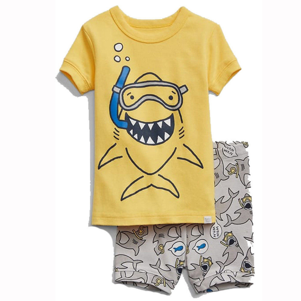 Baby Gap NWT Shark Shortie Pajamas 6-12 Months